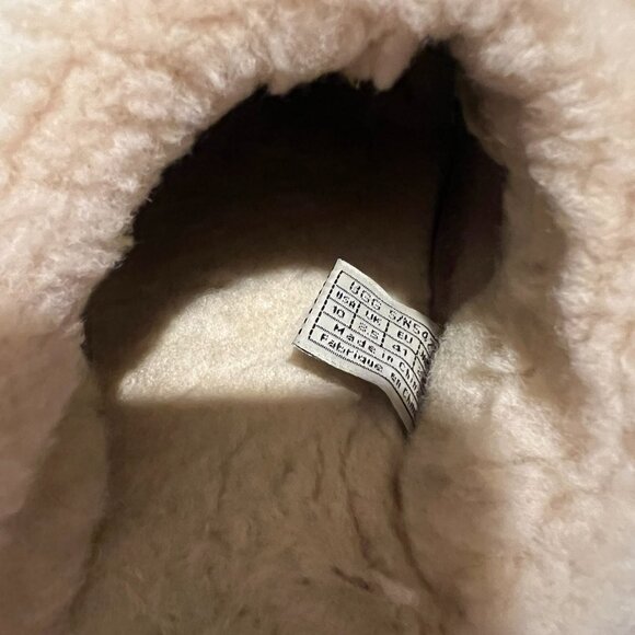 UGG Kalie Clog, UGG Australia Clog, UGG Clog, Sheepskin Lined, Tan Clog Size 10 - Picture 7 of 8